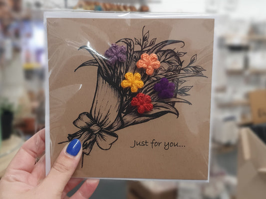 Just For You Bouquet Card